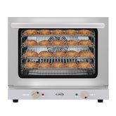 23 in. Countertop Convection Oven for Half-Size Pans with 4 Racks and 2800W of Power in Stainless-Steel - 208/240V, 2.3 cu. ft. (KM-CTCO220-23)